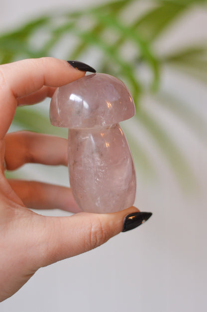 Rose Quartz Mushroom