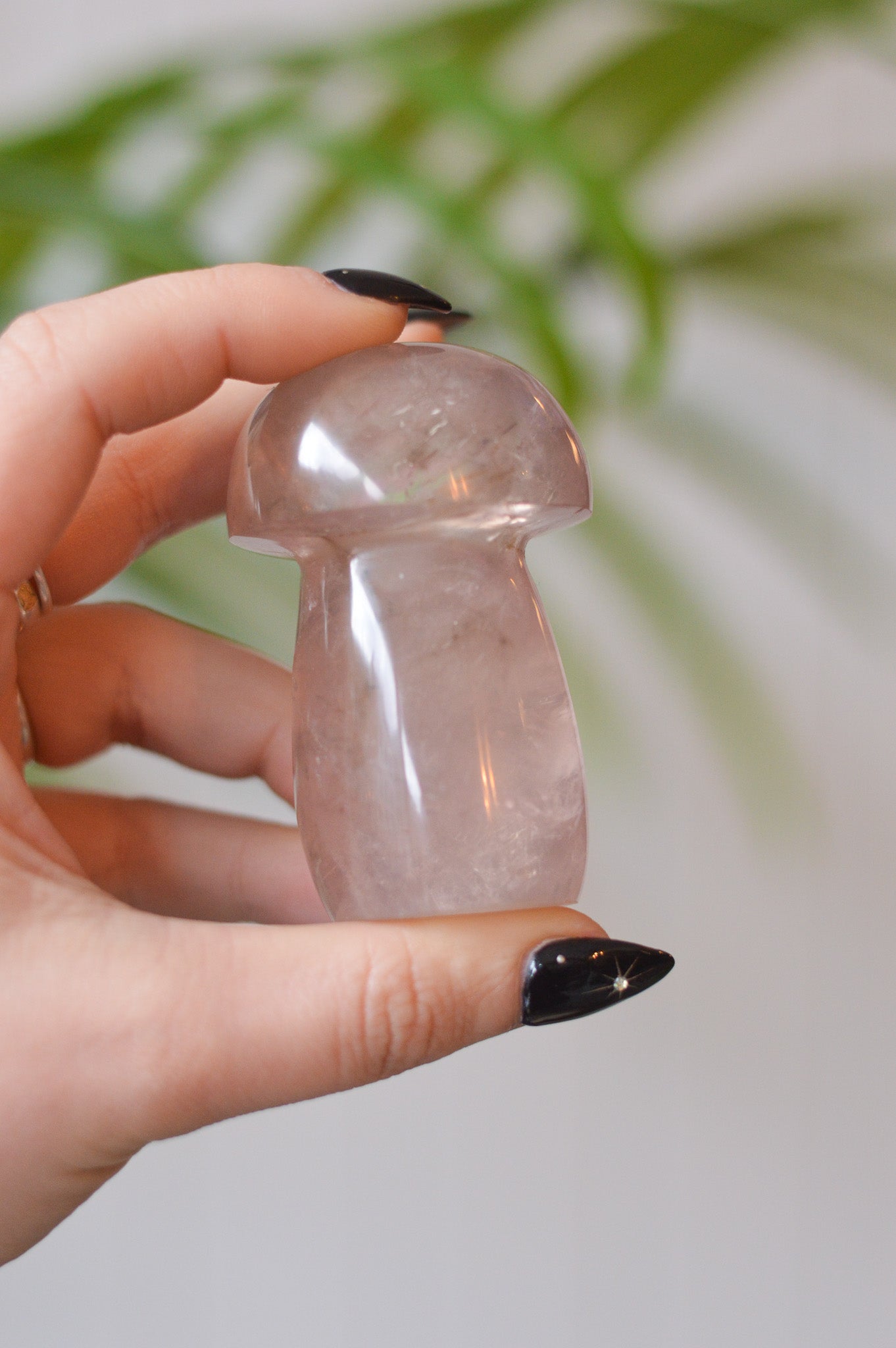 Rose Quartz Mushroom