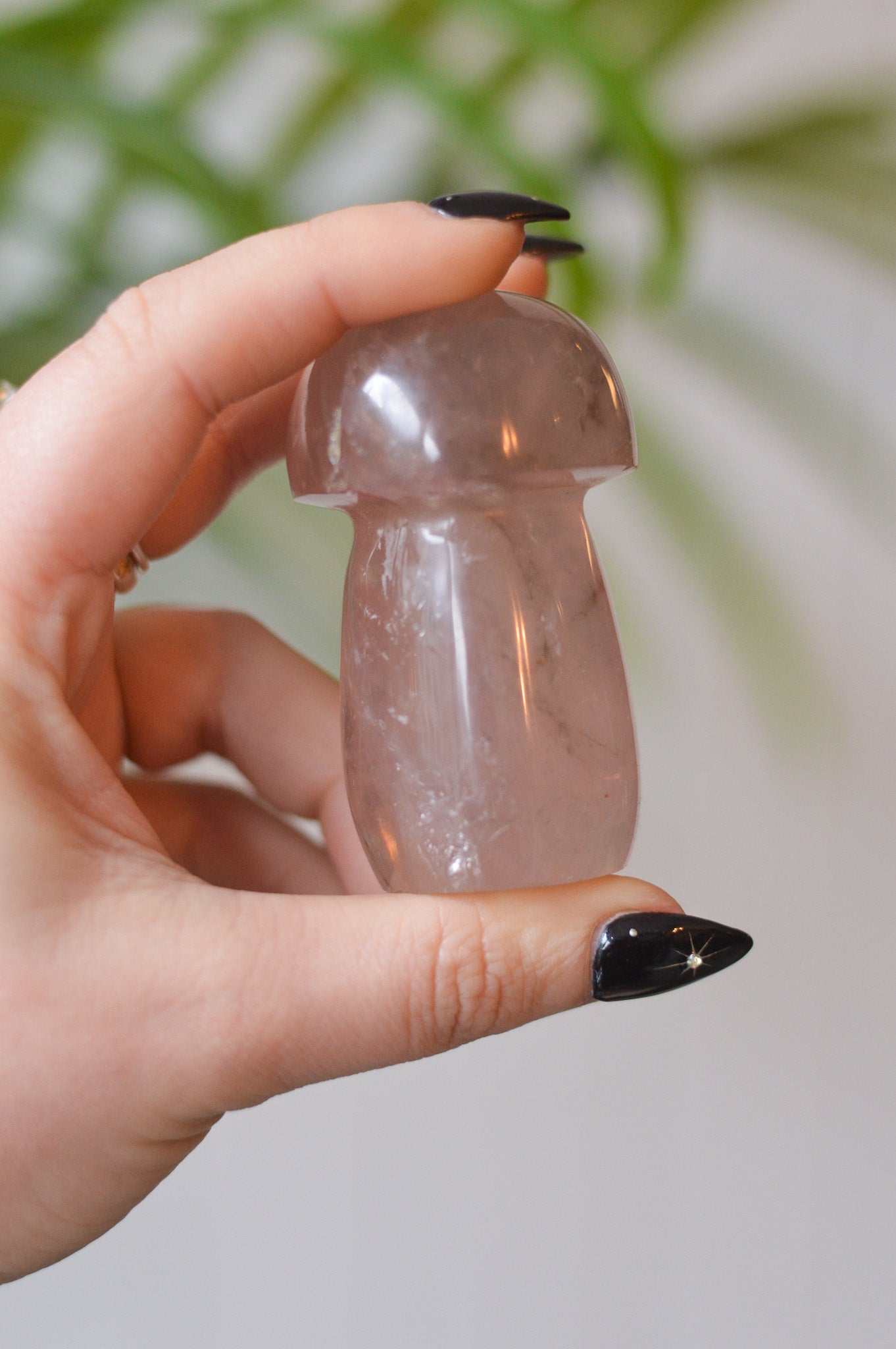 Rose Quartz Mushroom