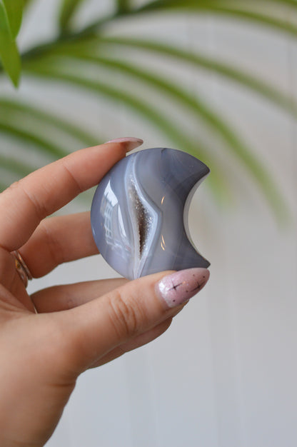 Grey Agate Moon