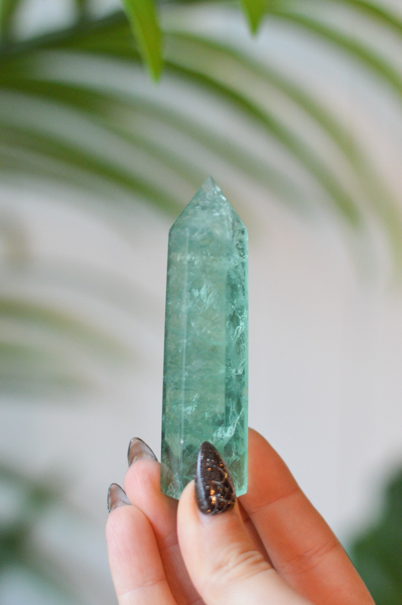 Green Fluorite Point