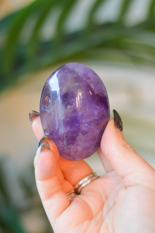Amethyst Palmstone