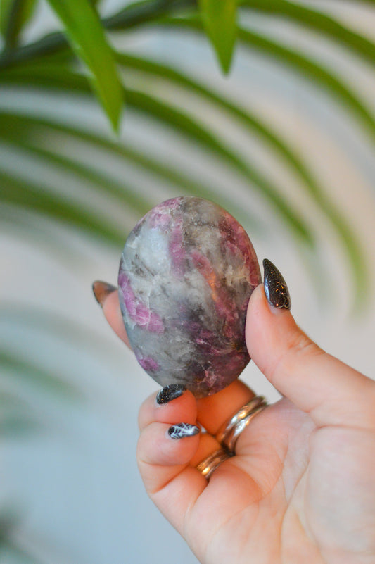 Rubellite Palmstone