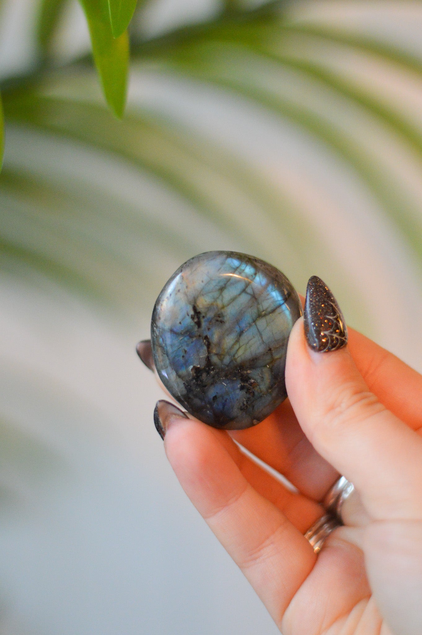 Labradorite Palm Stone #3