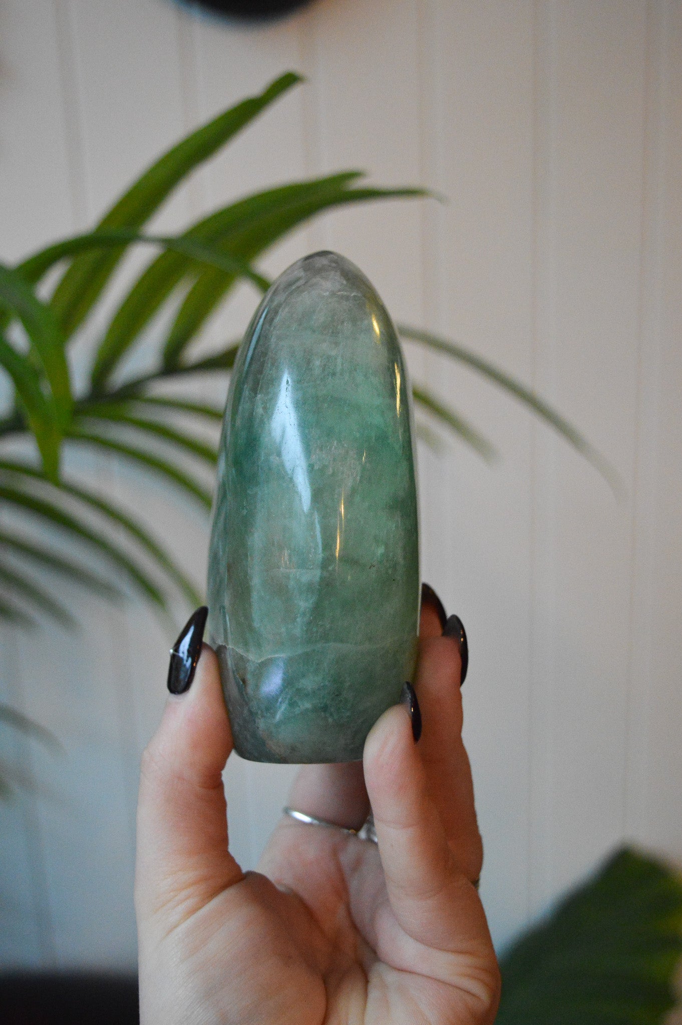 Green Fluorite Cut Base Freeform