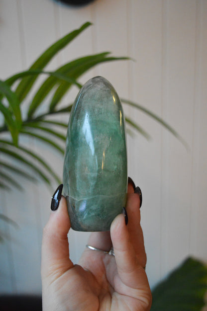 Green Fluorite Cut Base Freeform