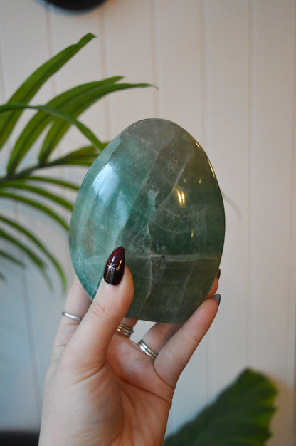 Green Fluorite Cut Base Freeform