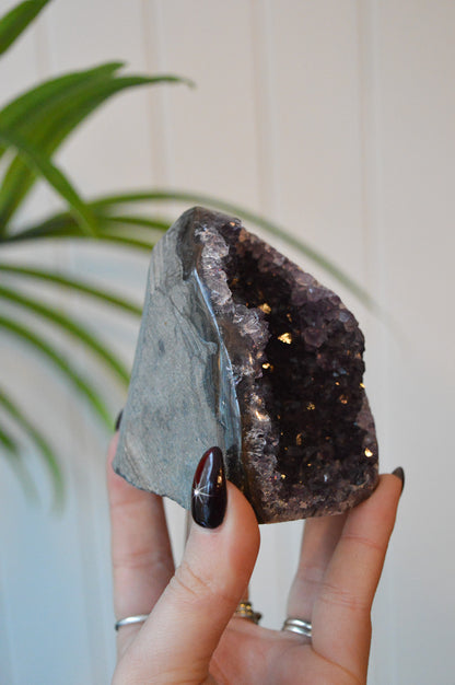 Amethyst Druzy Cut Base Freeform #1