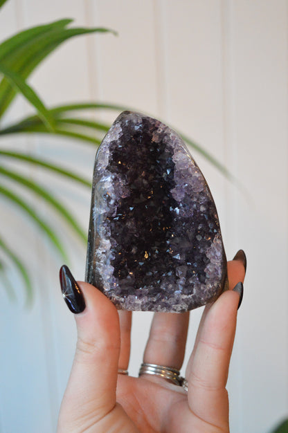 Amethyst Druzy Cut Base Freeform #1