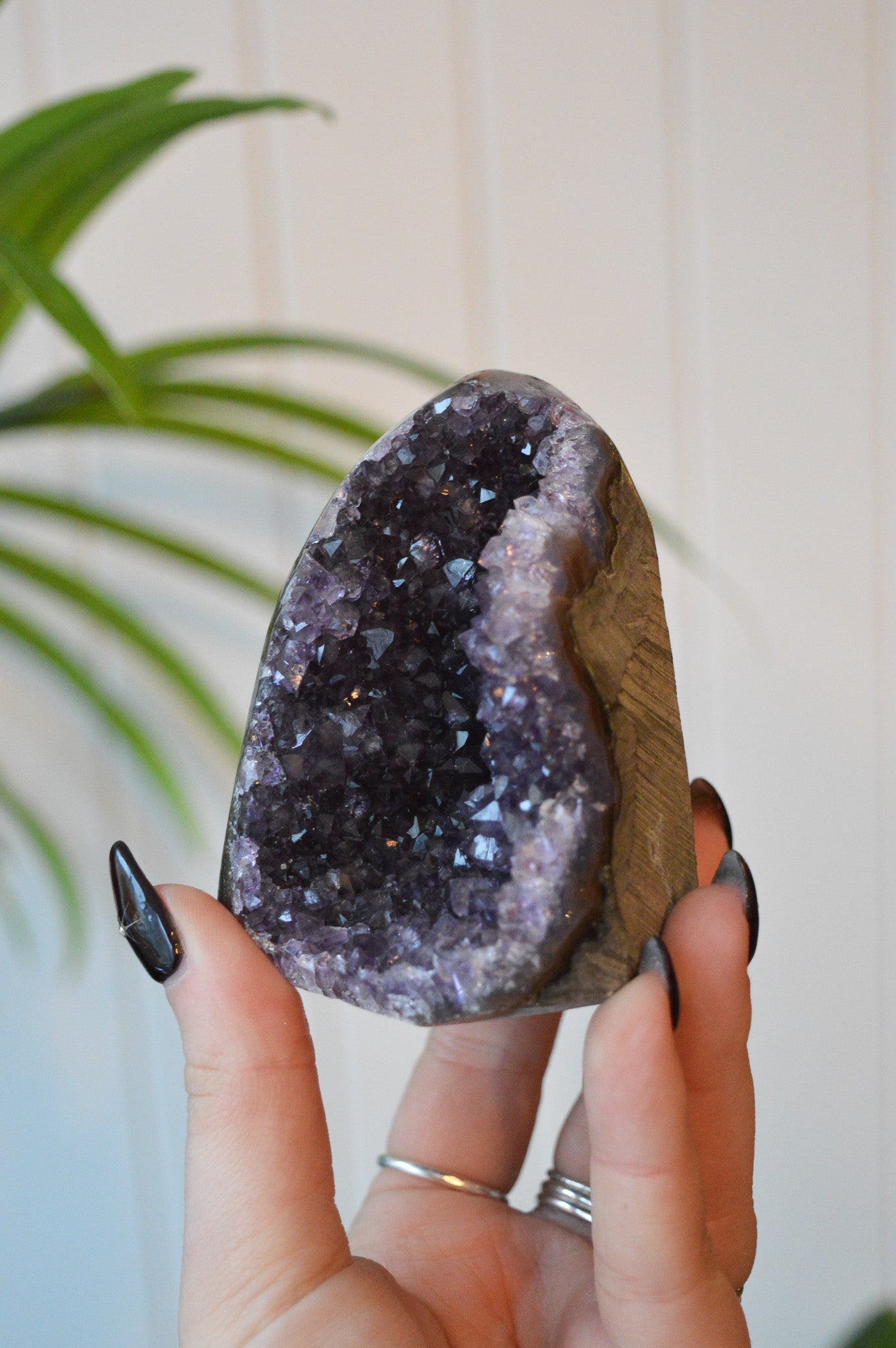 Amethyst Druzy Cut Base Freeform #1