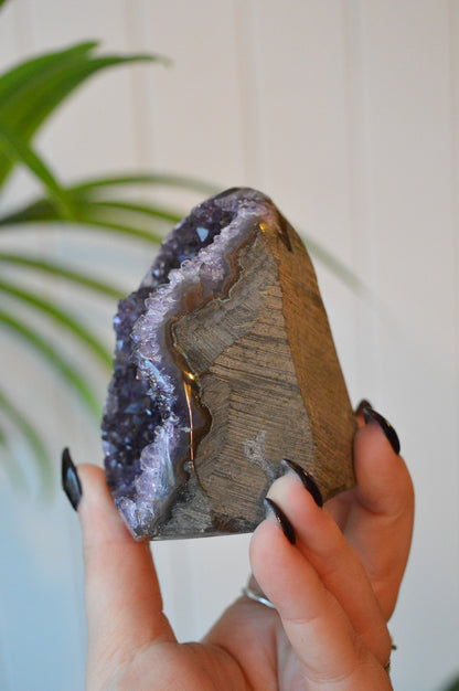 Amethyst Druzy Cut Base Freeform #1
