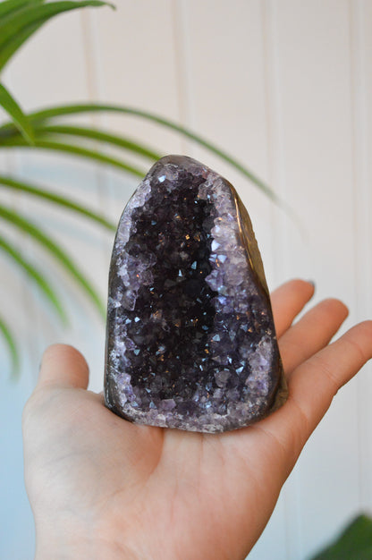 Amethyst Druzy Cut Base Freeform #1
