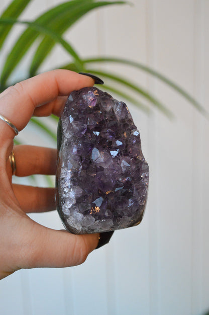 Amethyst Druzy Cut Base Freeform #2