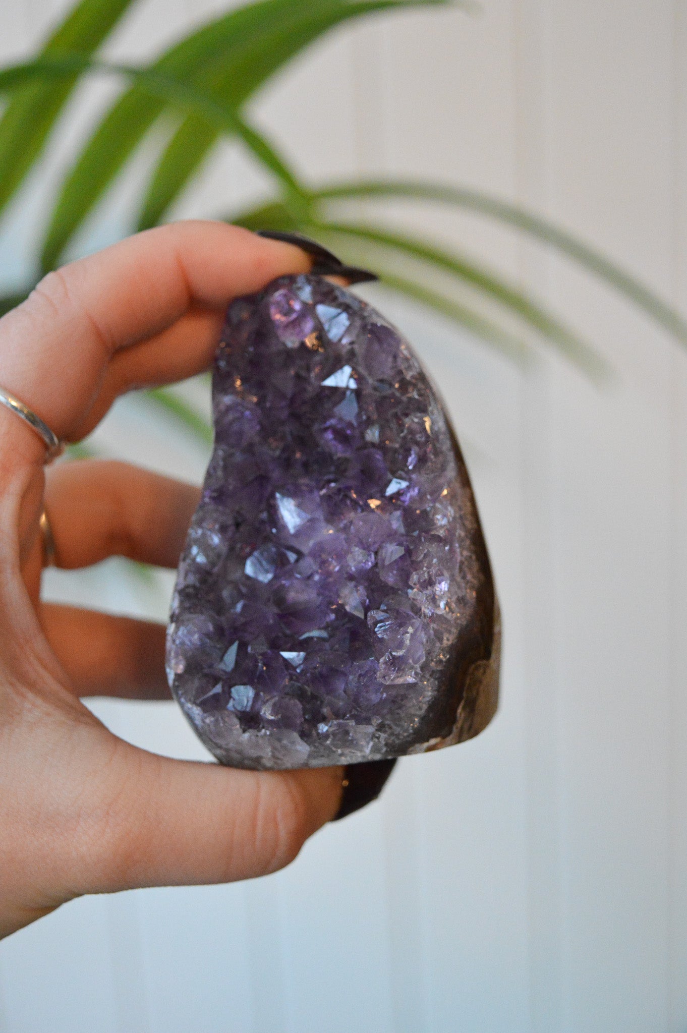 Amethyst Druzy Cut Base Freeform #2