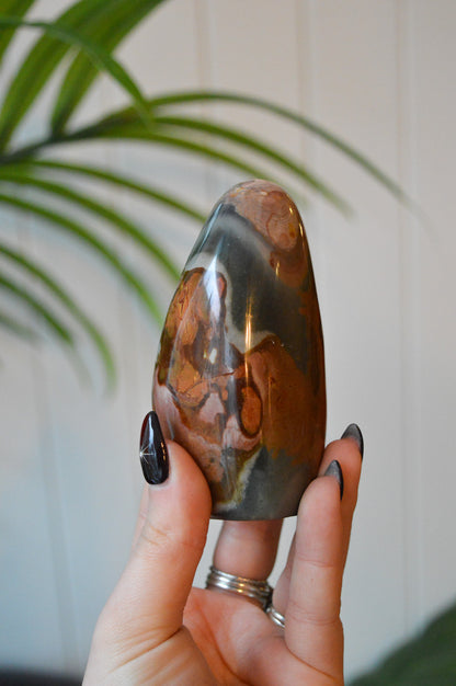 Polychrome Jasper Cut Base Freeform