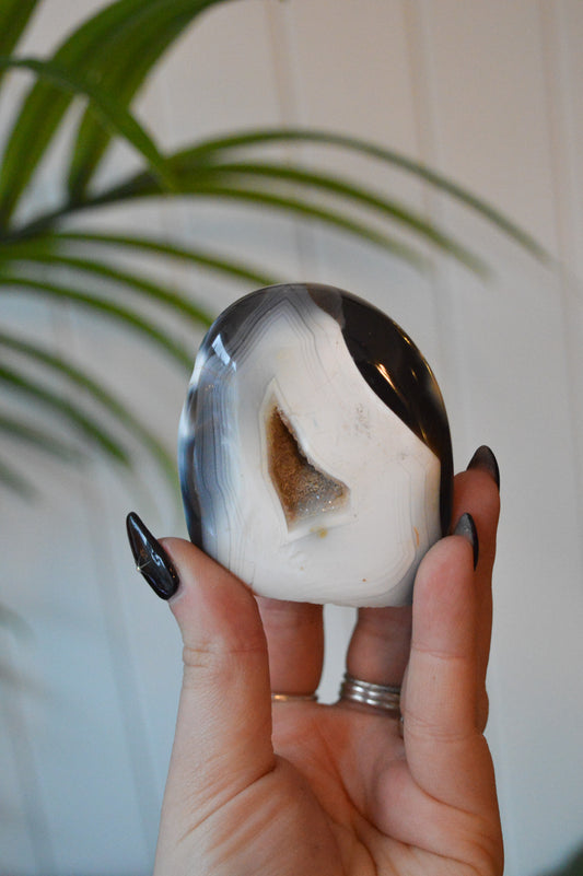 Orca Agate Cut Base Freeform