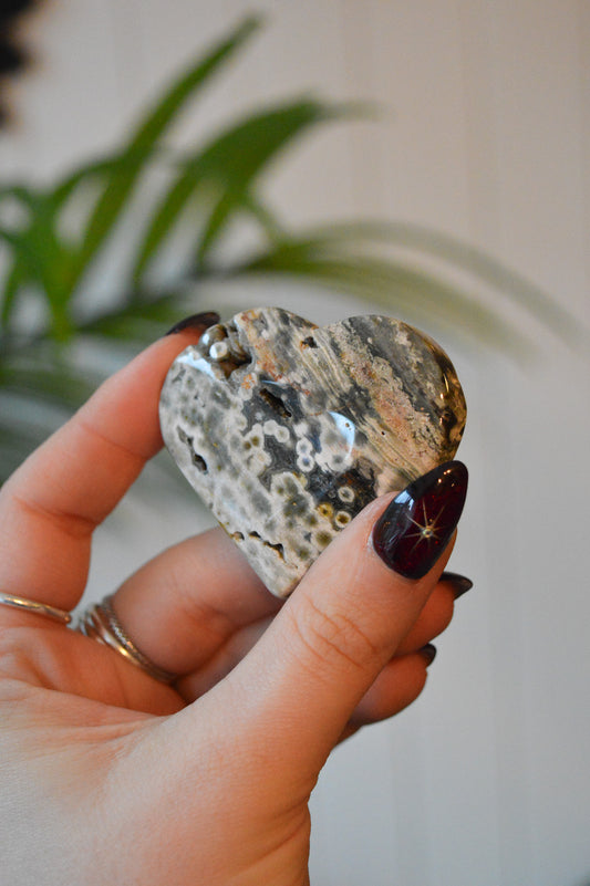 Ocean Jasper Heart #3