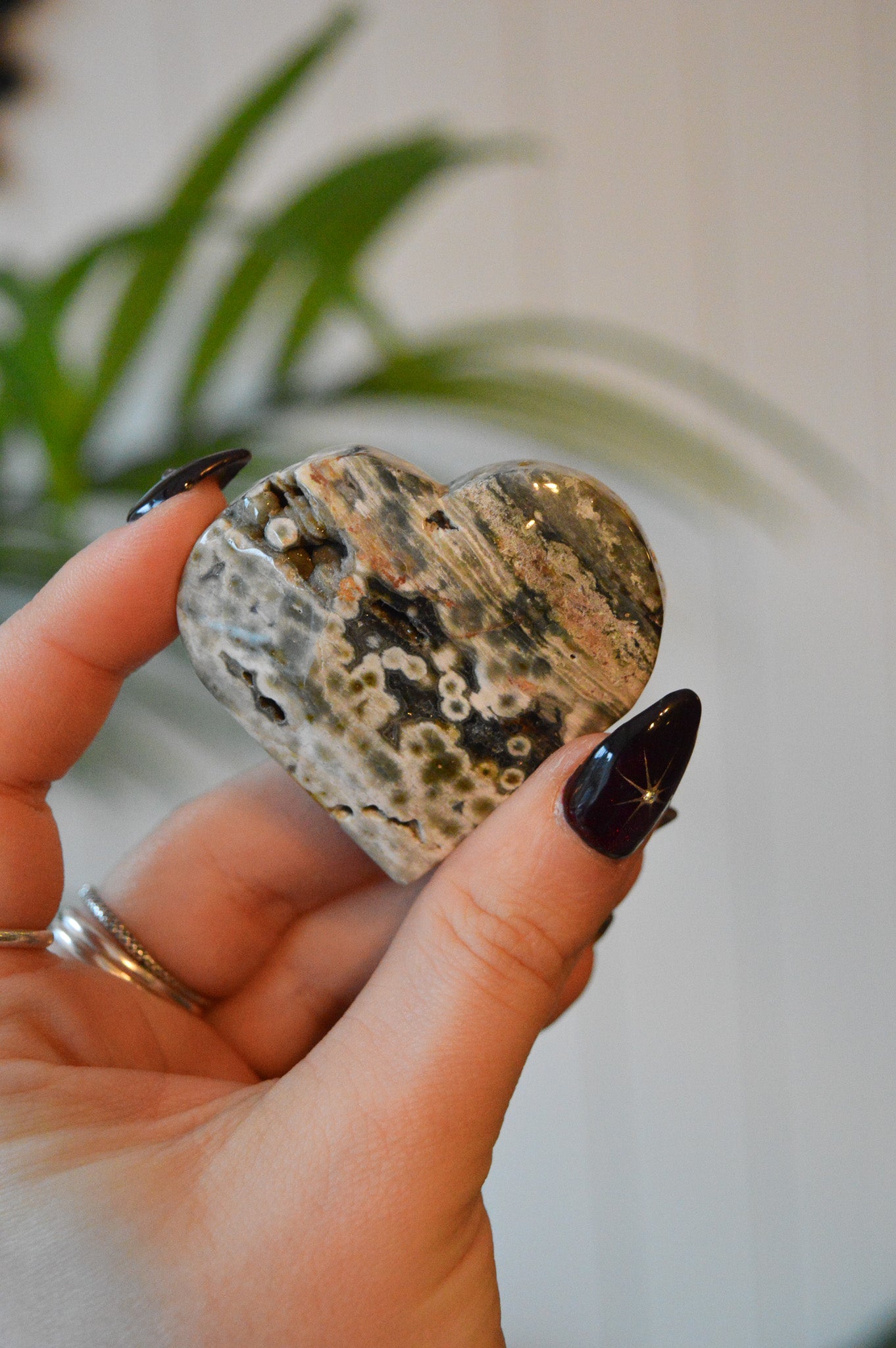 Ocean Jasper Heart #3