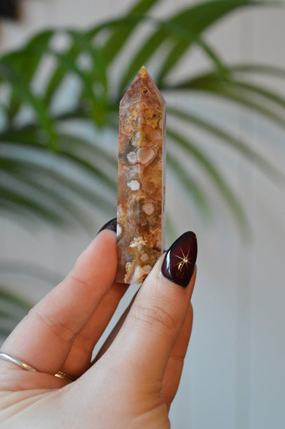 Flower Agate Point #1