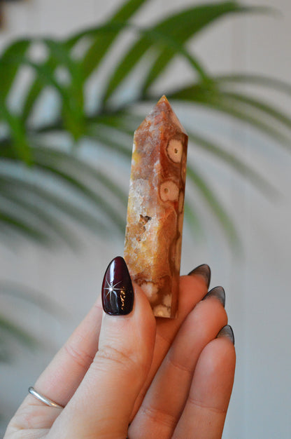 Flower Agate Point #1