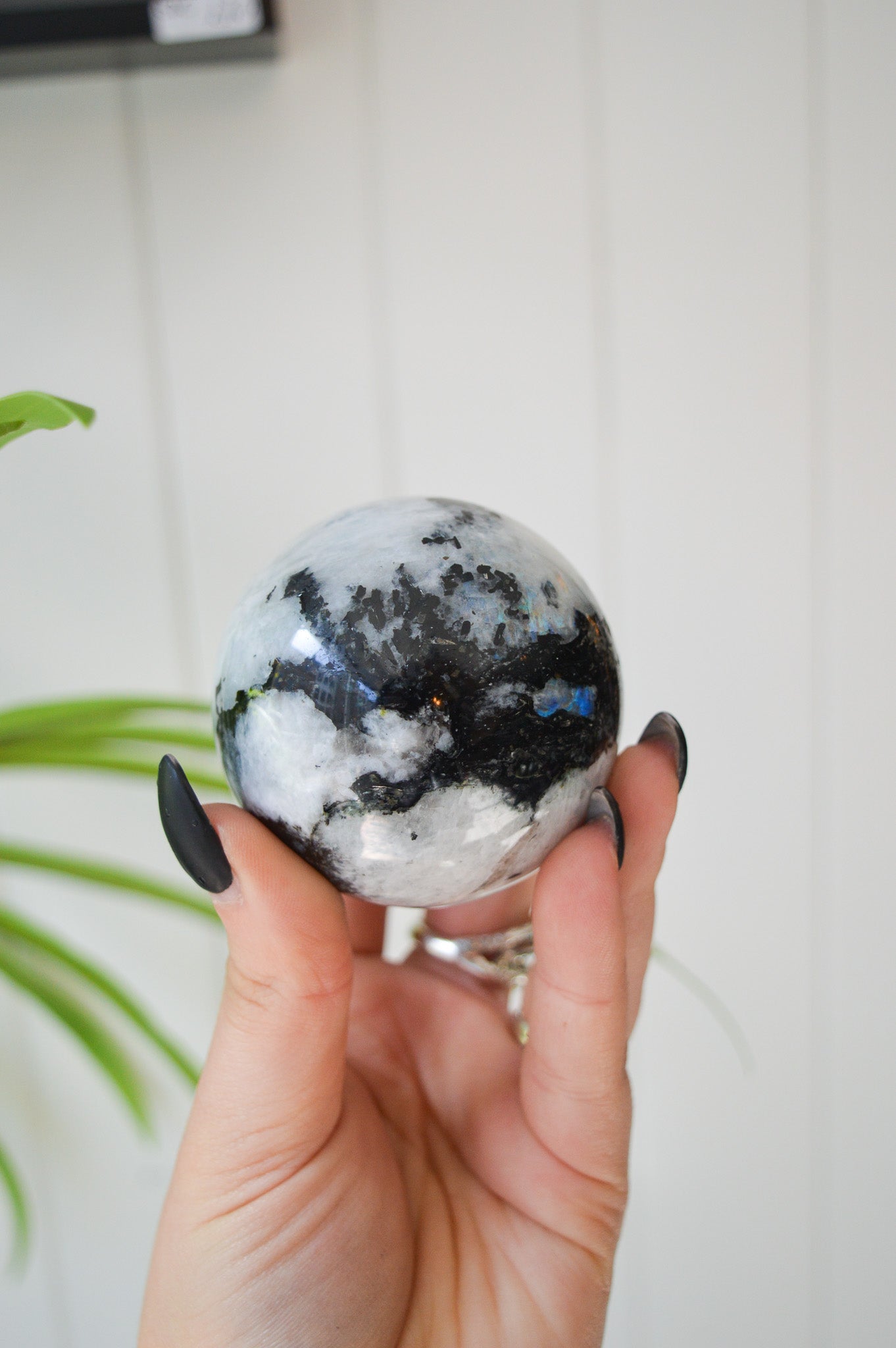 Rainbow Moonstone Sphere
