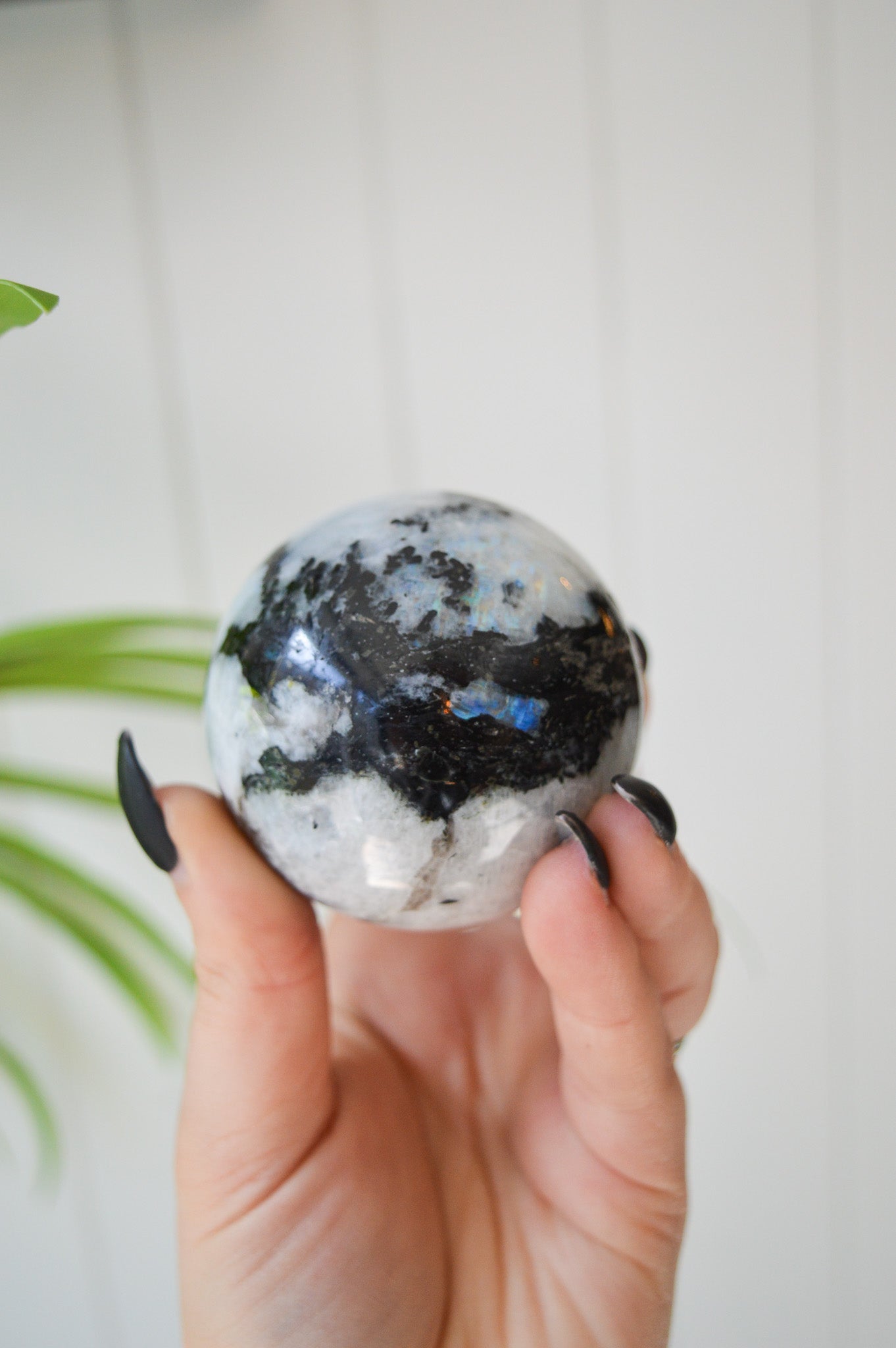 Rainbow Moonstone Sphere