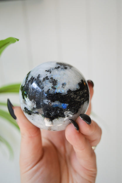 Rainbow Moonstone Sphere