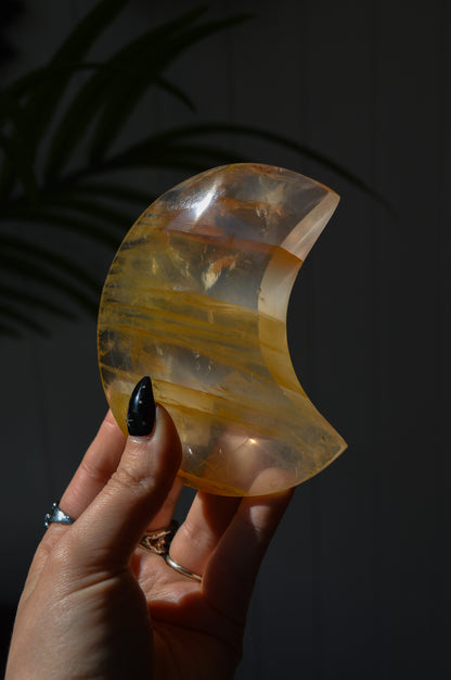 Golden Healer Quartz Moon