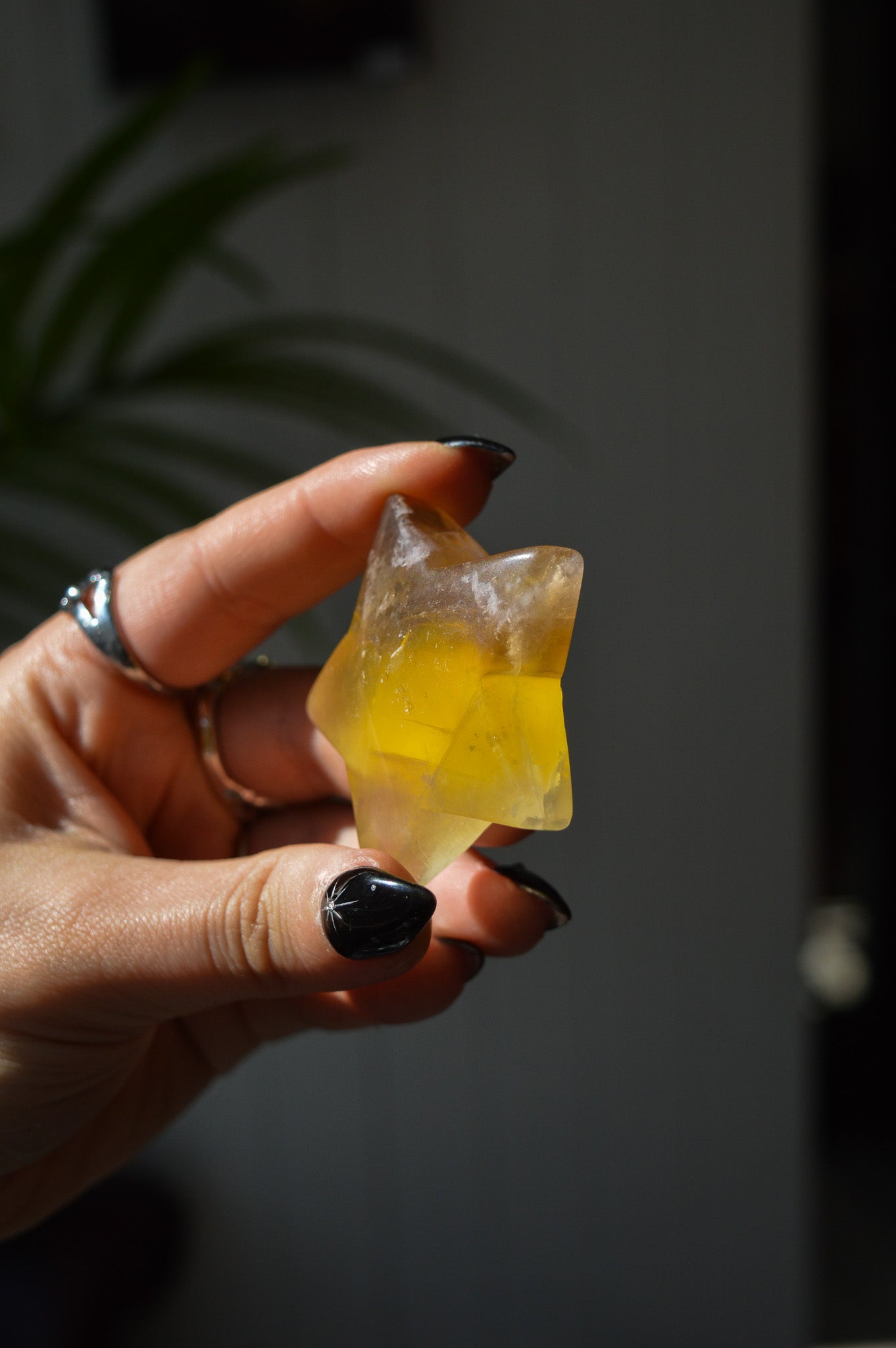 Yellow Fluorite Star