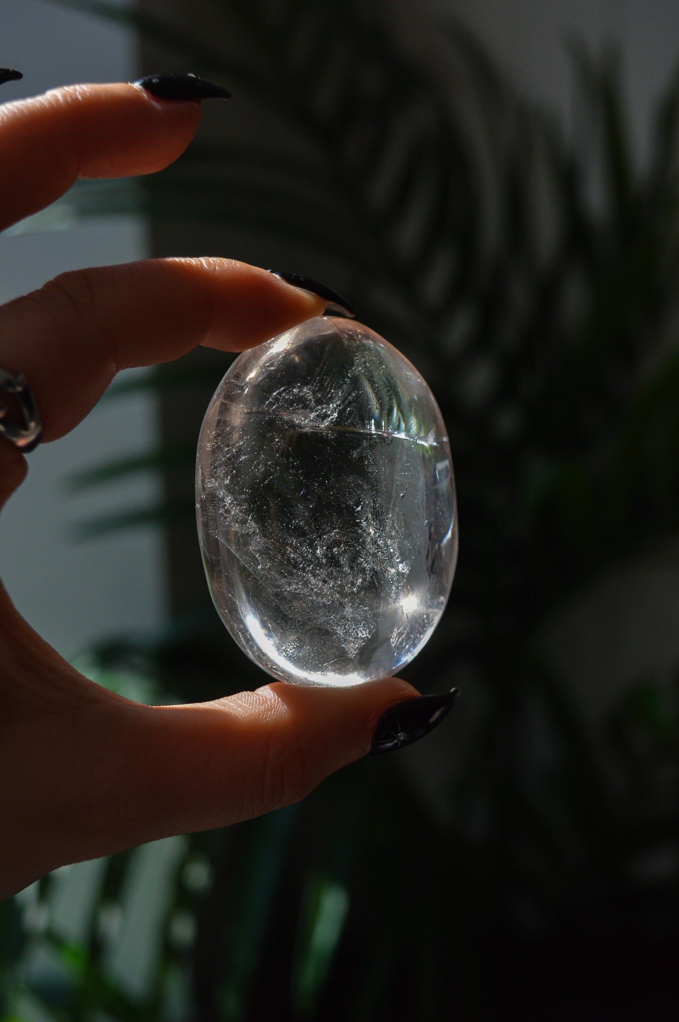 Clear Quartz Palmstone