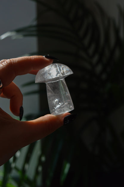 Clear Quartz Mushroom