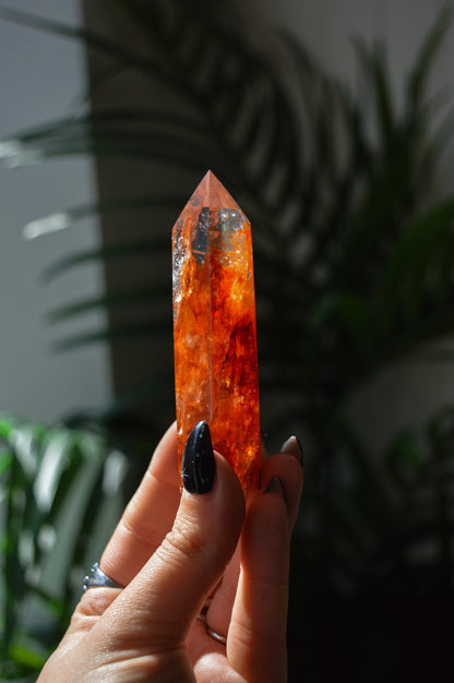 Fire Quartz Point #1