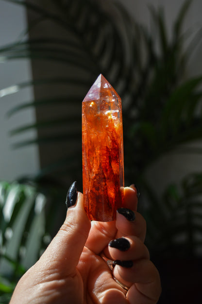 Fire Quartz Point #1