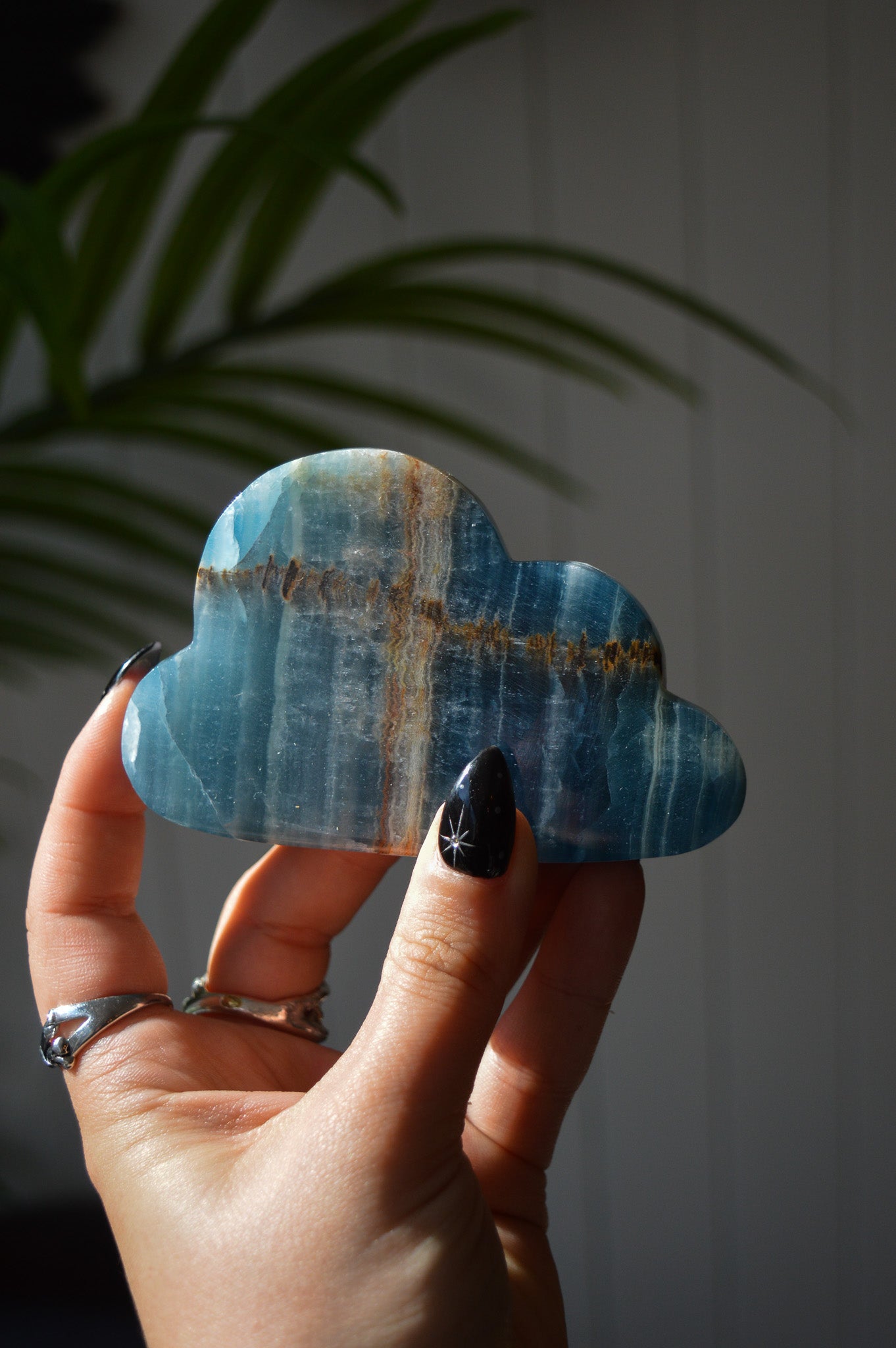 Lemurian Aquatine Calcite Cloud