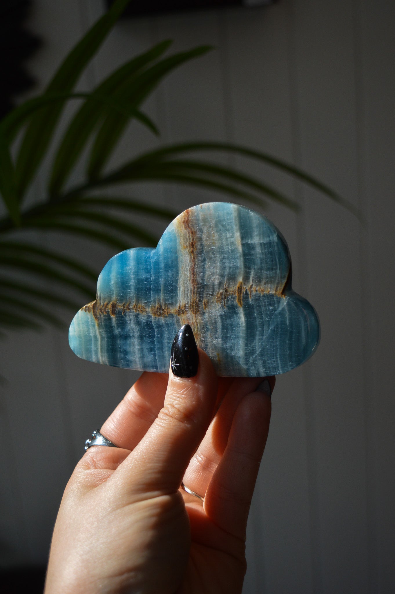 Lemurian Aquatine Calcite Cloud