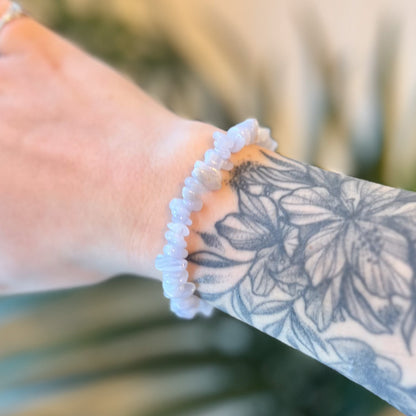 Garnet Chip Bracelet