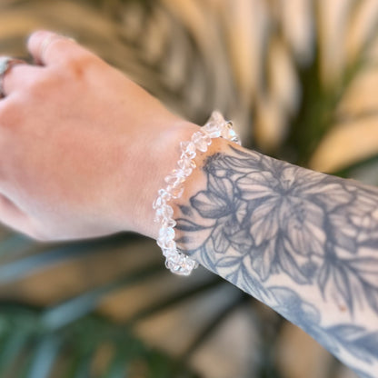 Garnet Chip Bracelet