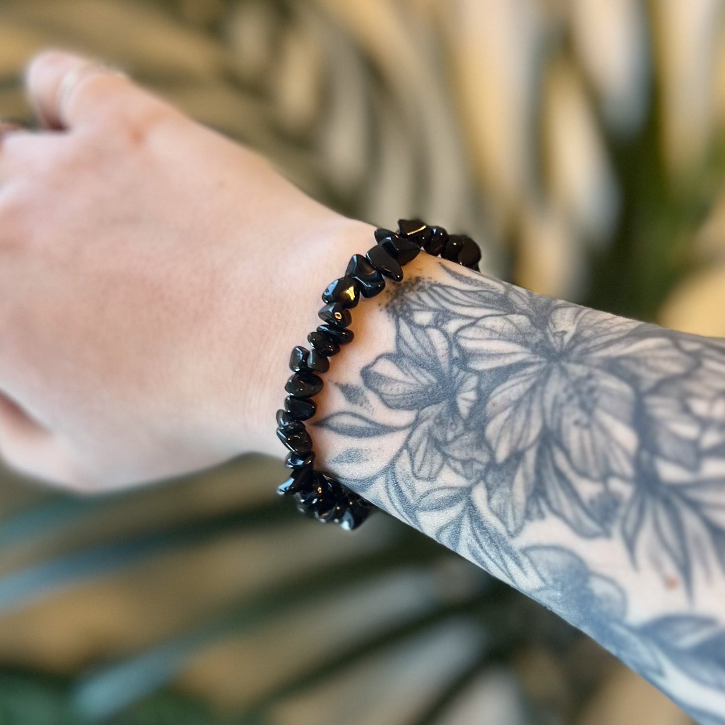 Garnet Chip Bracelet