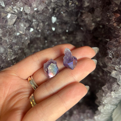 Aura Amethyst Mini Rough Point