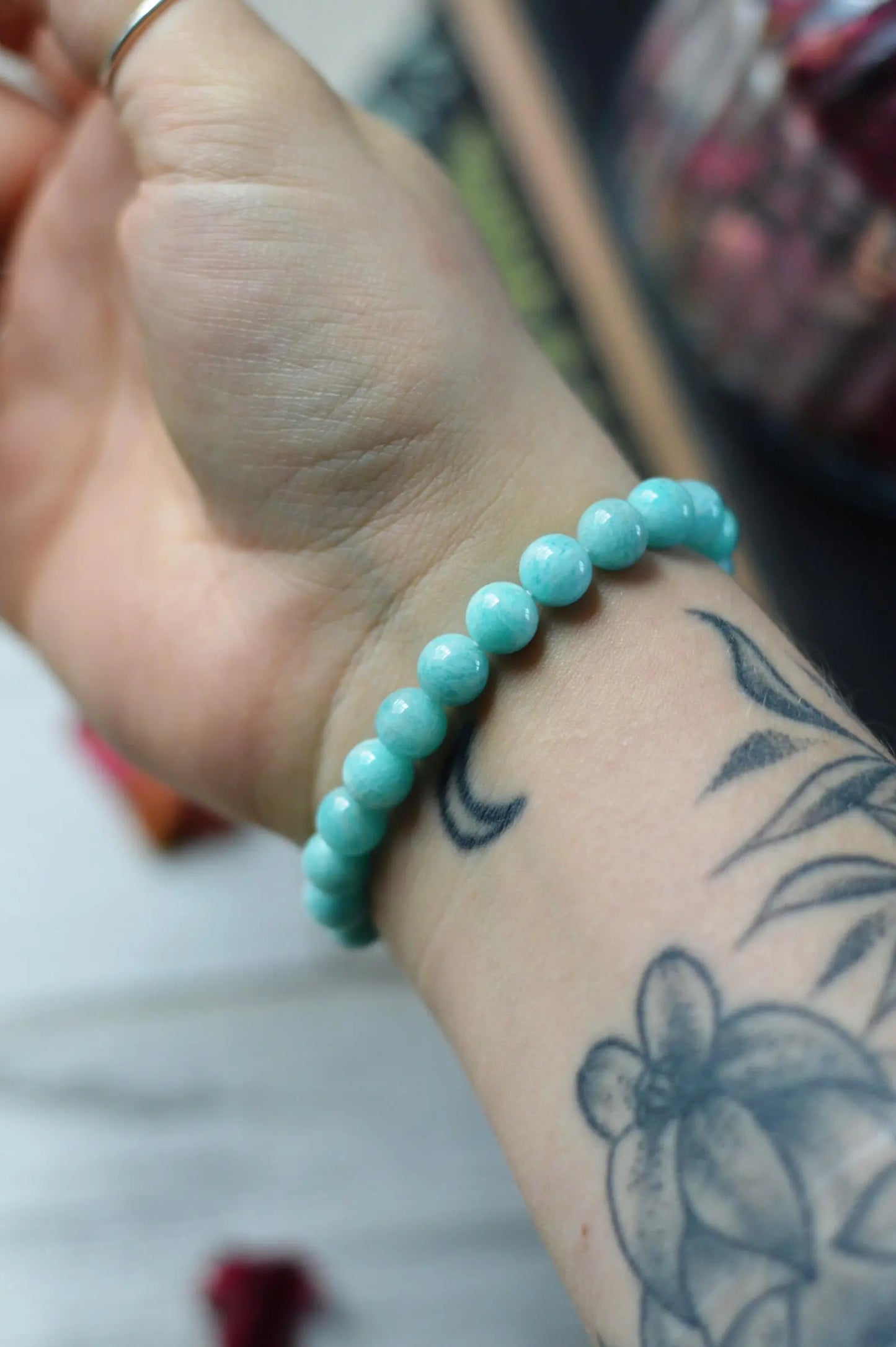 Amazonite Bead Bracelet