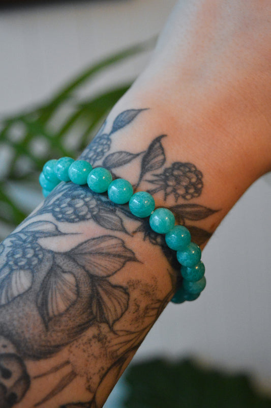 Amazonite Bead Bracelet