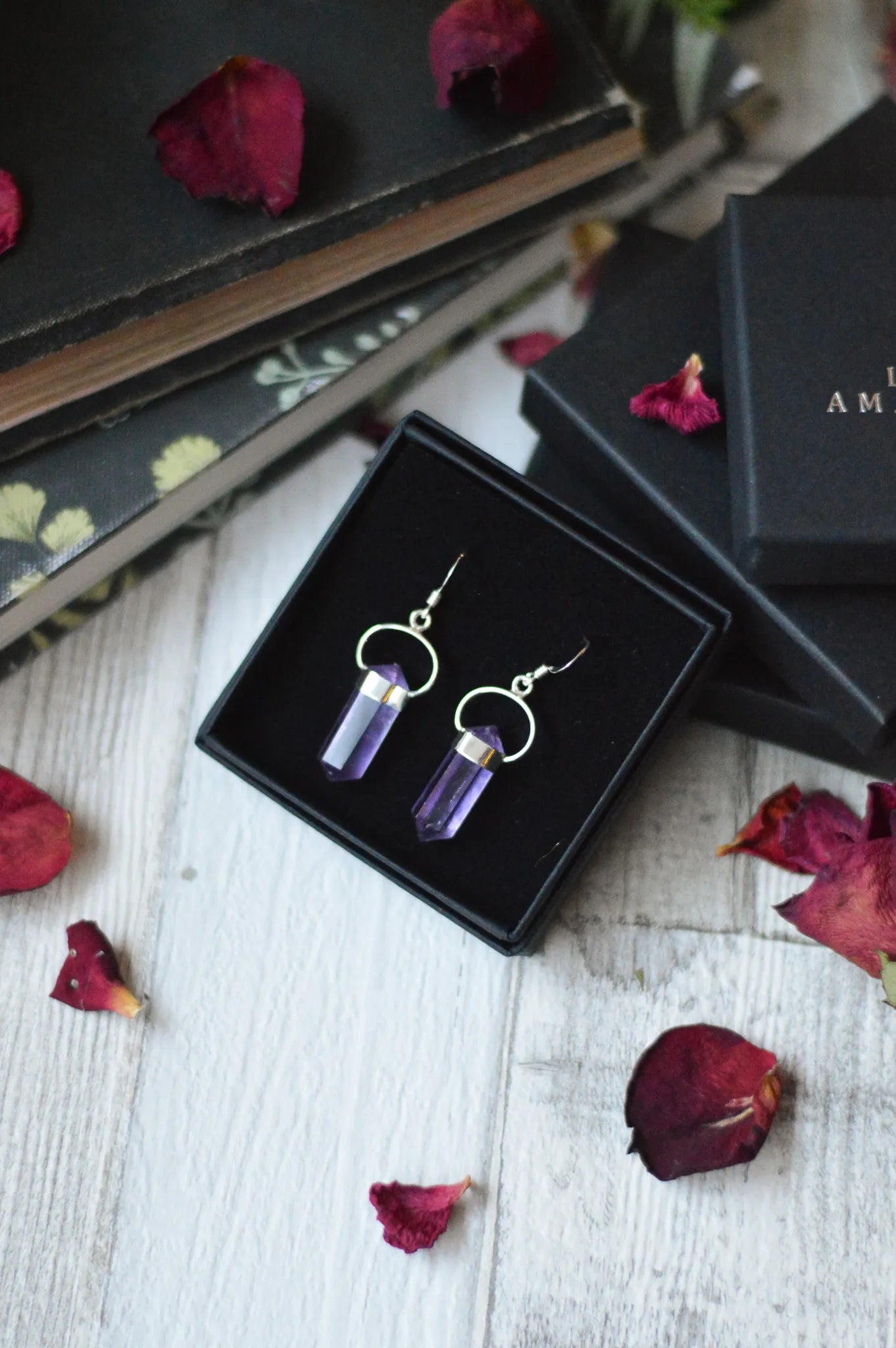 Amethyst Sterling Silver Earrings