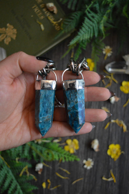 Apatite Chunky Chain Necklace