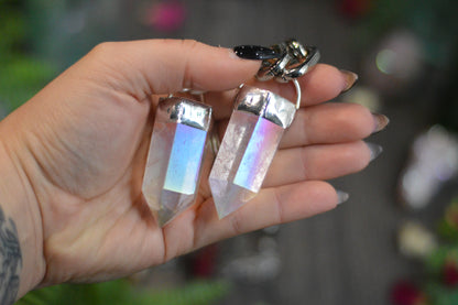 Aura Quartz Chunky Chain Necklace