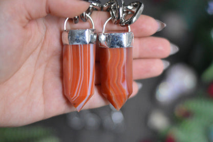 Carnelian Chunky Chain Necklace