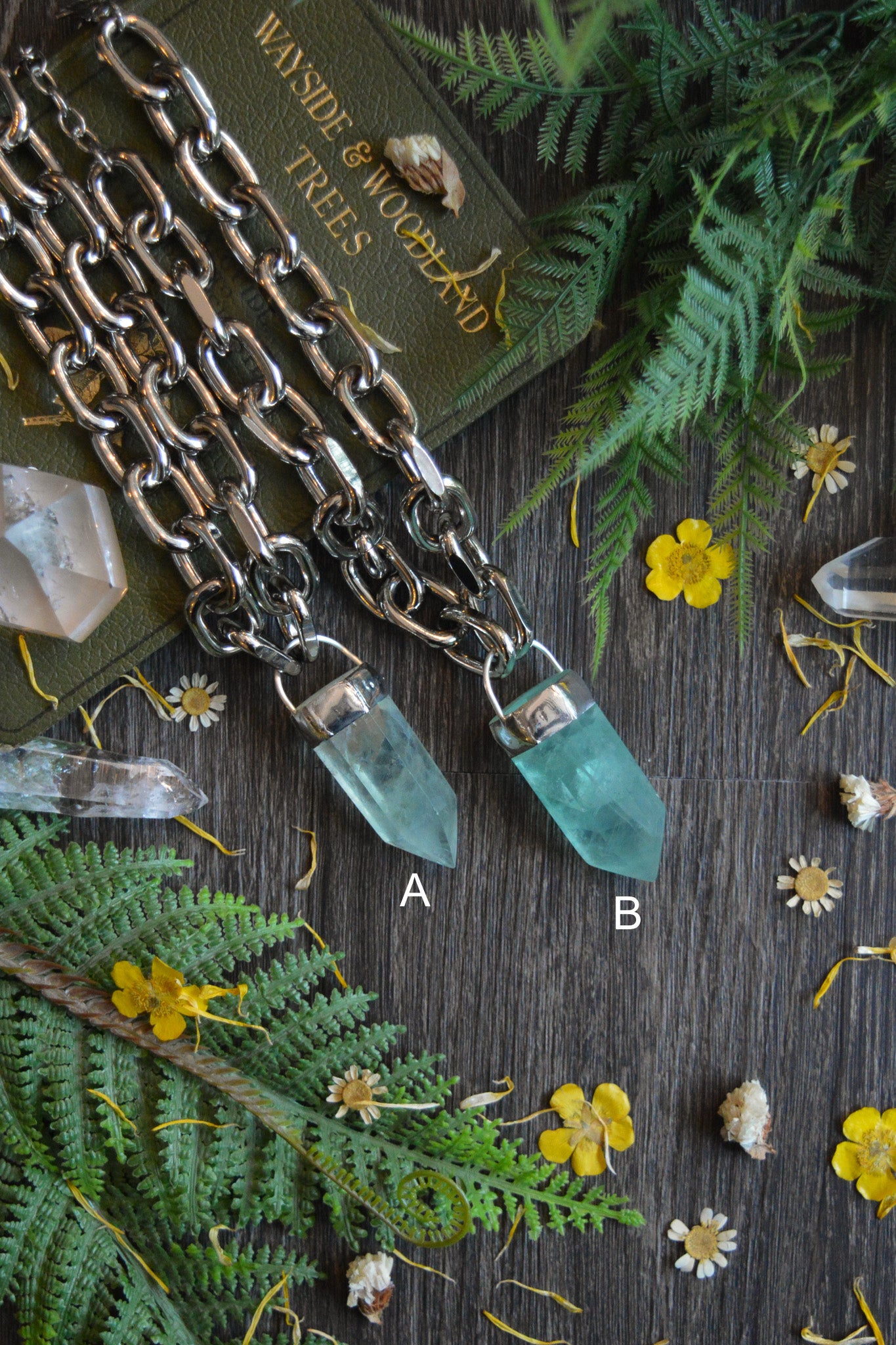 Green Fluorite Chunky Chain Necklace