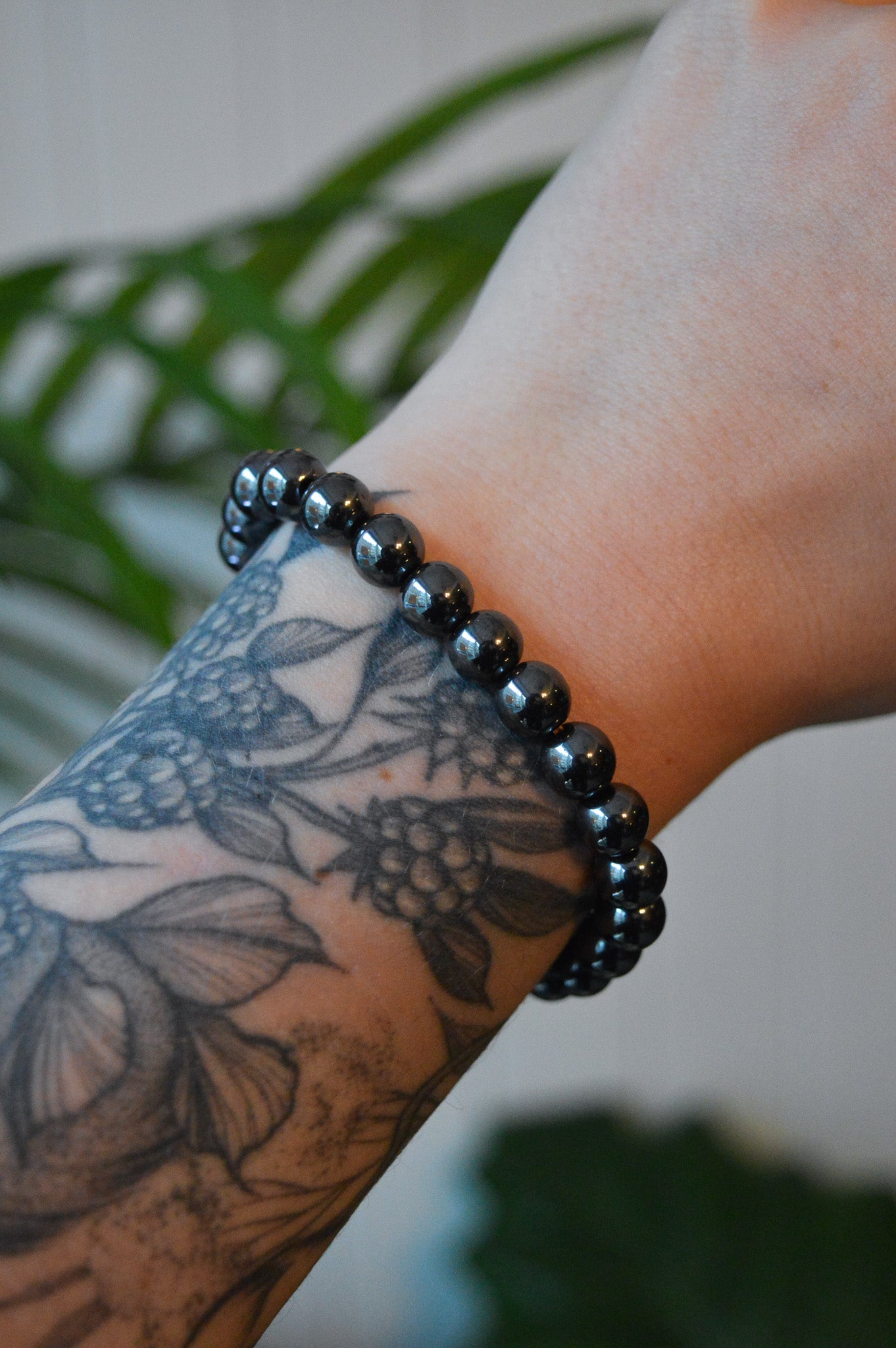 Hematite Bead Bracelet