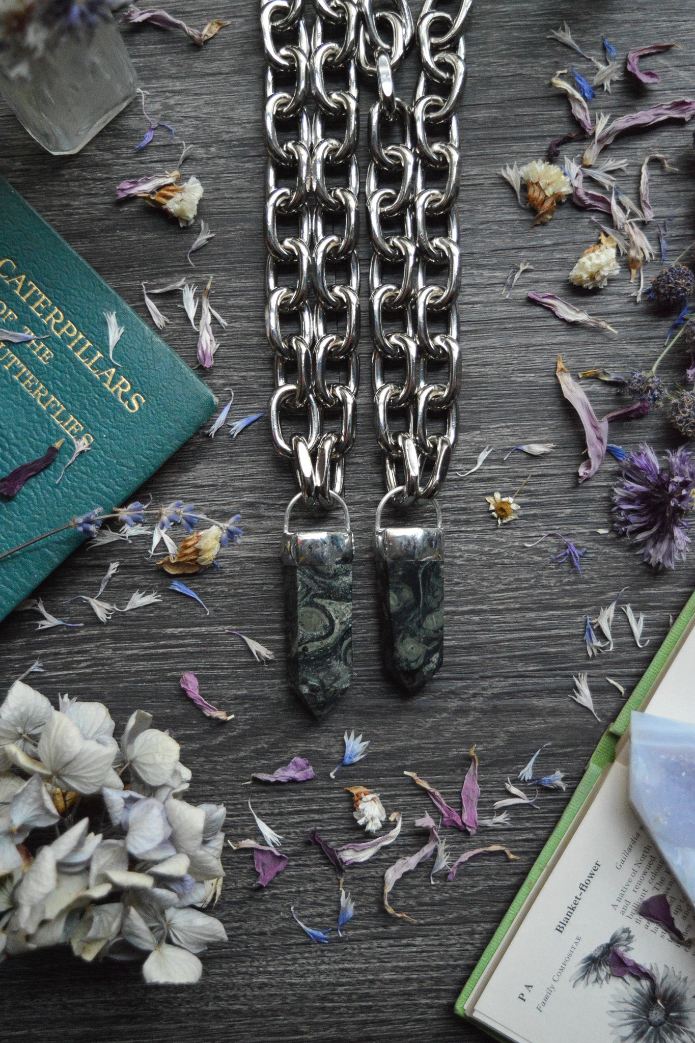 Kambaba Jasper Chunky Chain Necklace