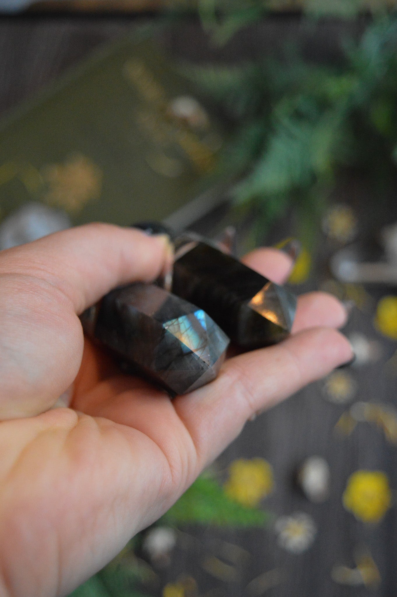 Labradorite Chunky Chain Necklace