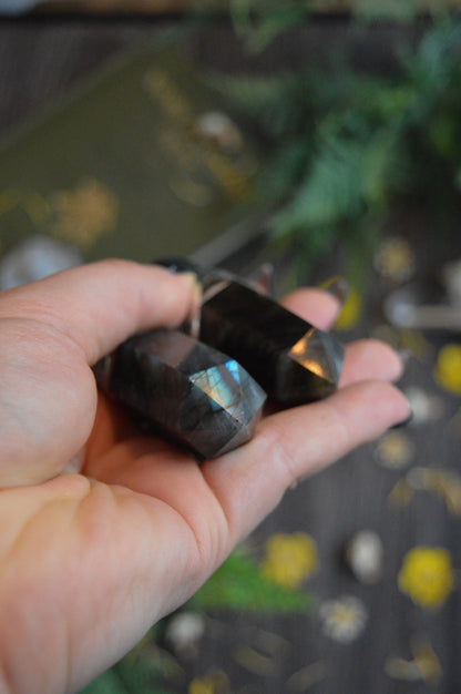 Labradorite Chunky Chain Necklace